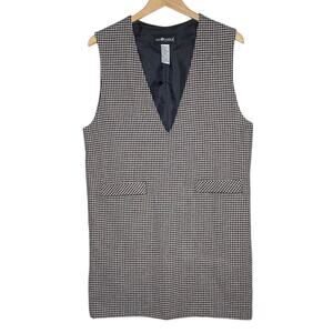 Vintage Sag Harbor Houndstooth Sleeveless Dress